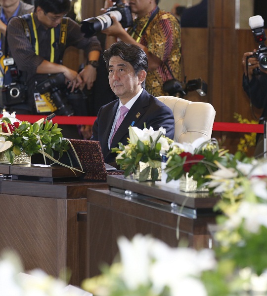安倍总理出席了亚太经合组织（APEC）首脑会议。