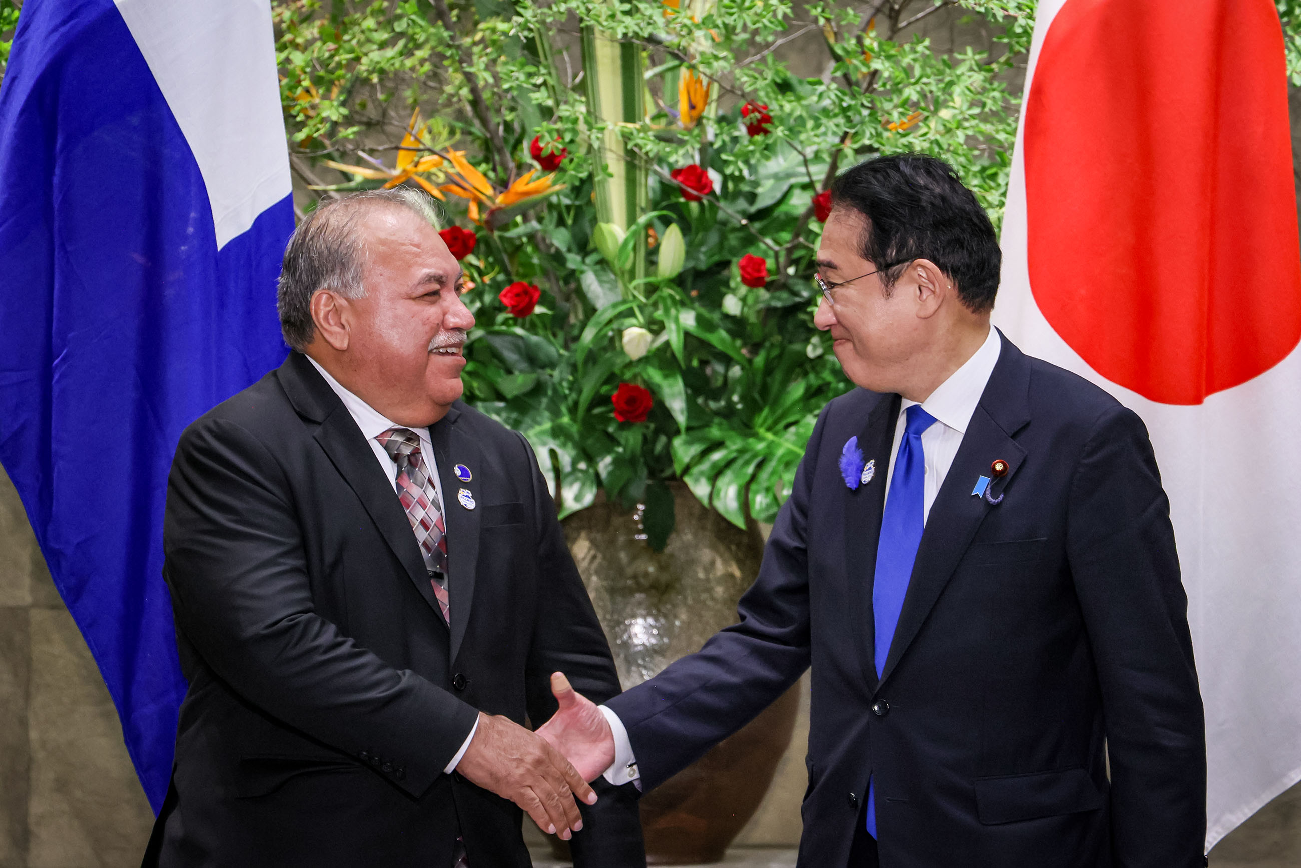 岸田首相接受太平洋岛国论坛（PIF）秘书长的拜会2