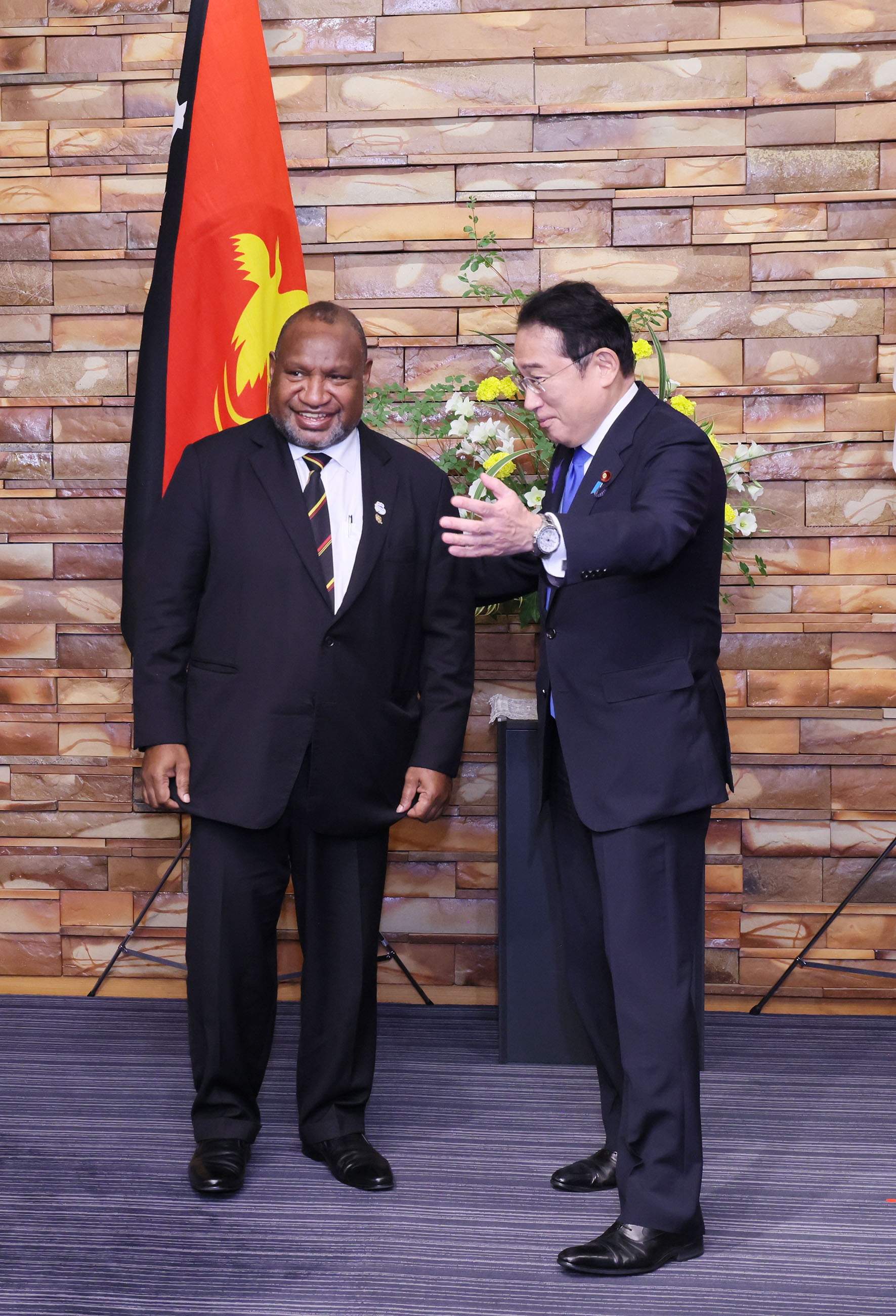 日本巴布亚新几内亚首脑会谈3