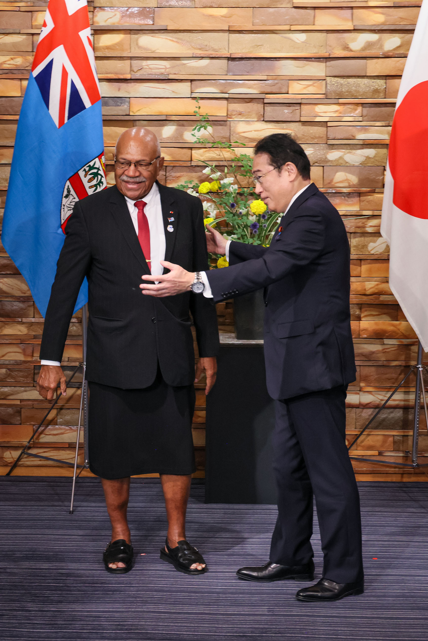 日本斐济首脑会谈3
