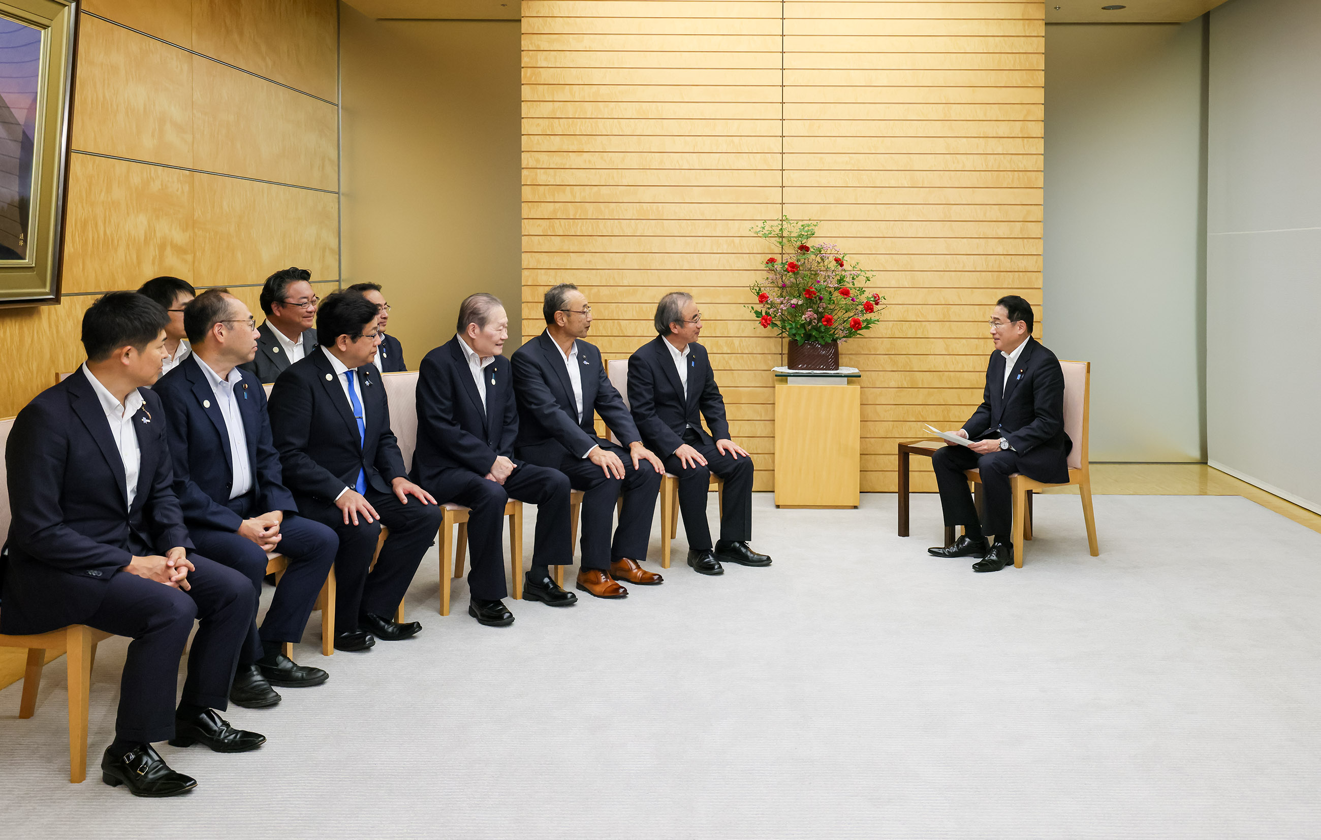 岸田首相会面2