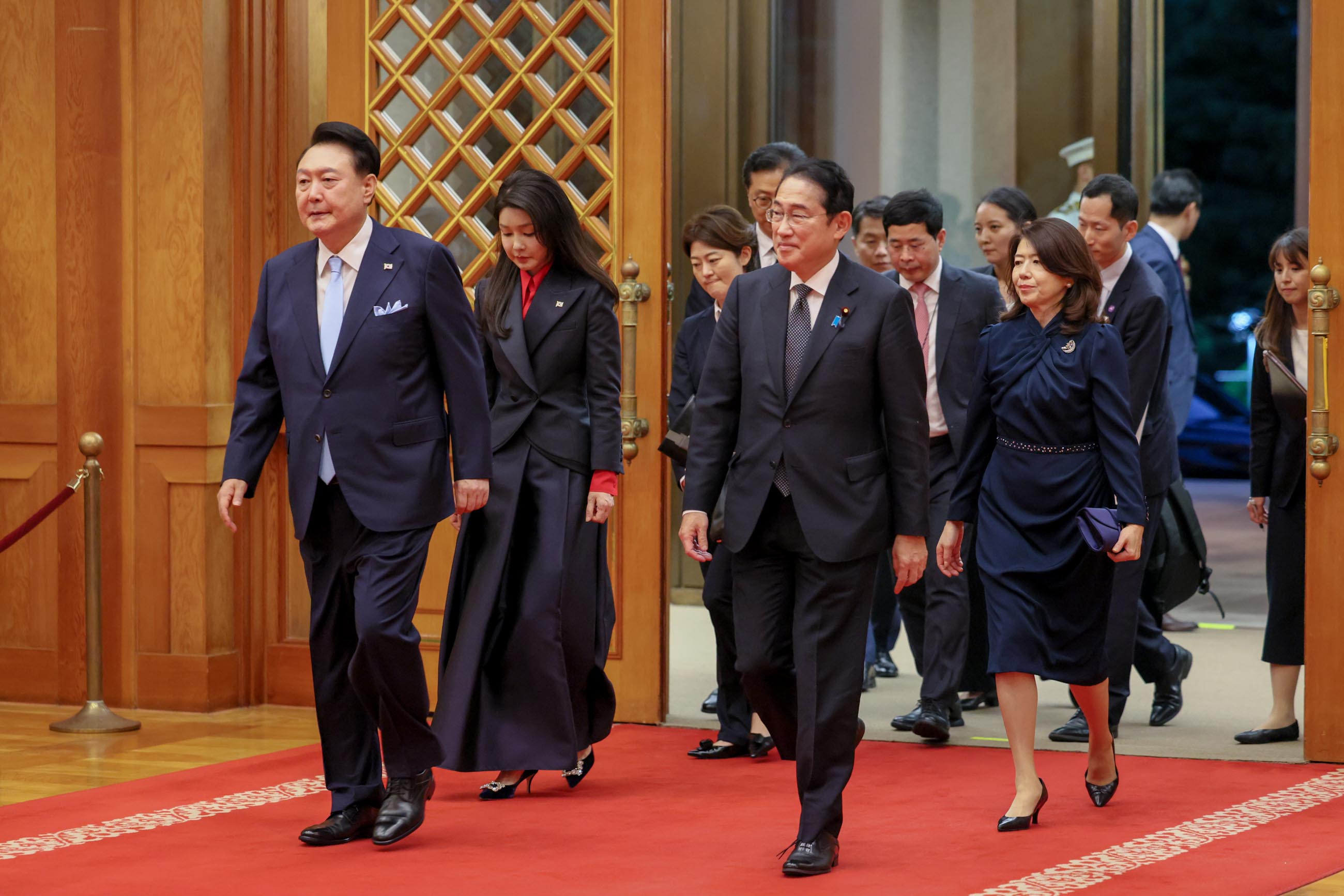 岸田首相出席晚宴1