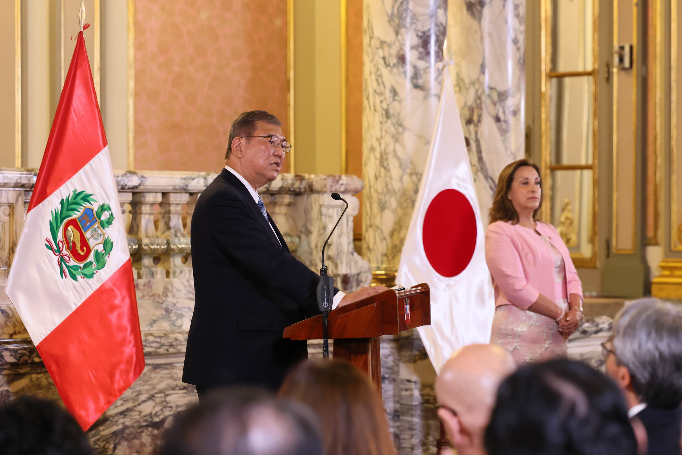 联合声明等宣布仪式・共同新闻发布会3