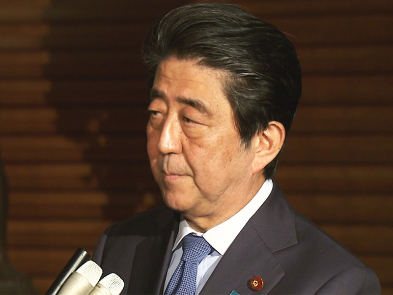 安倍总理在总理大臣官邸举行了关于半岛南北首脑会谈的记者会。