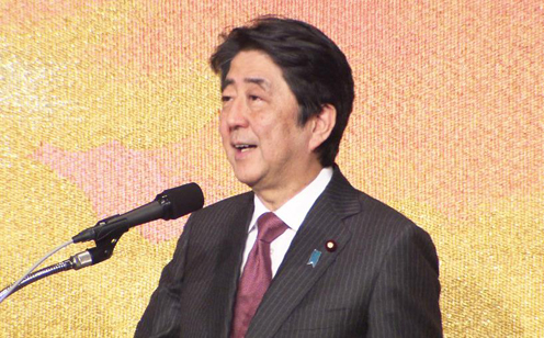 安倍总理出席了在东京都内举行的阿拉伯日本日招待会。