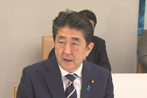 安倍总理在总理大臣官邸出席了政府执政党联络会议。