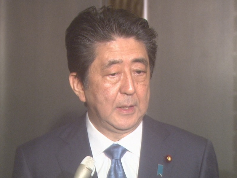 安倍总理在总理大臣公邸举行了关于与唐纳德·特朗普总统电话会谈的记者会。