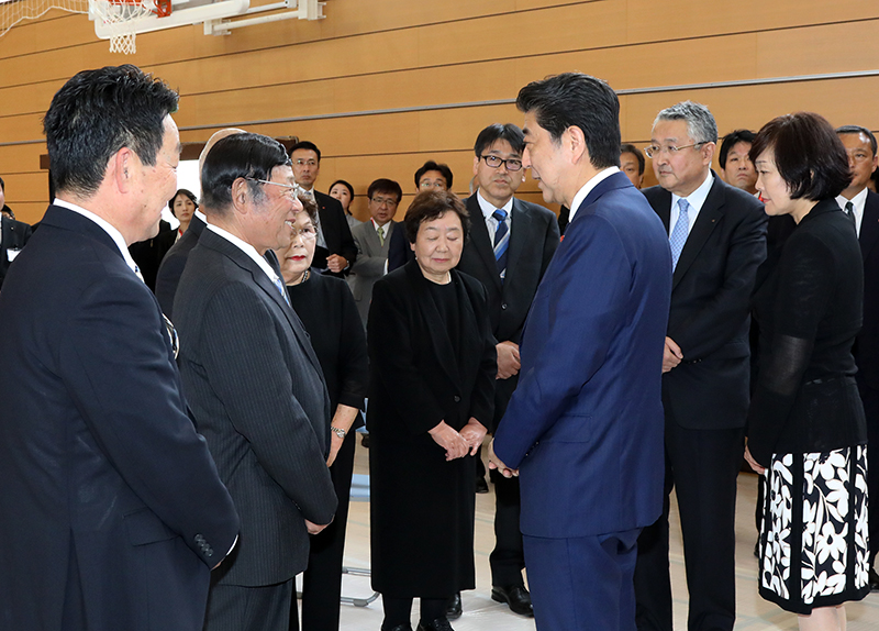 安倍总理出席了在福岛县磐城市举行的第8届太平洋岛国峰会（PALM8）。