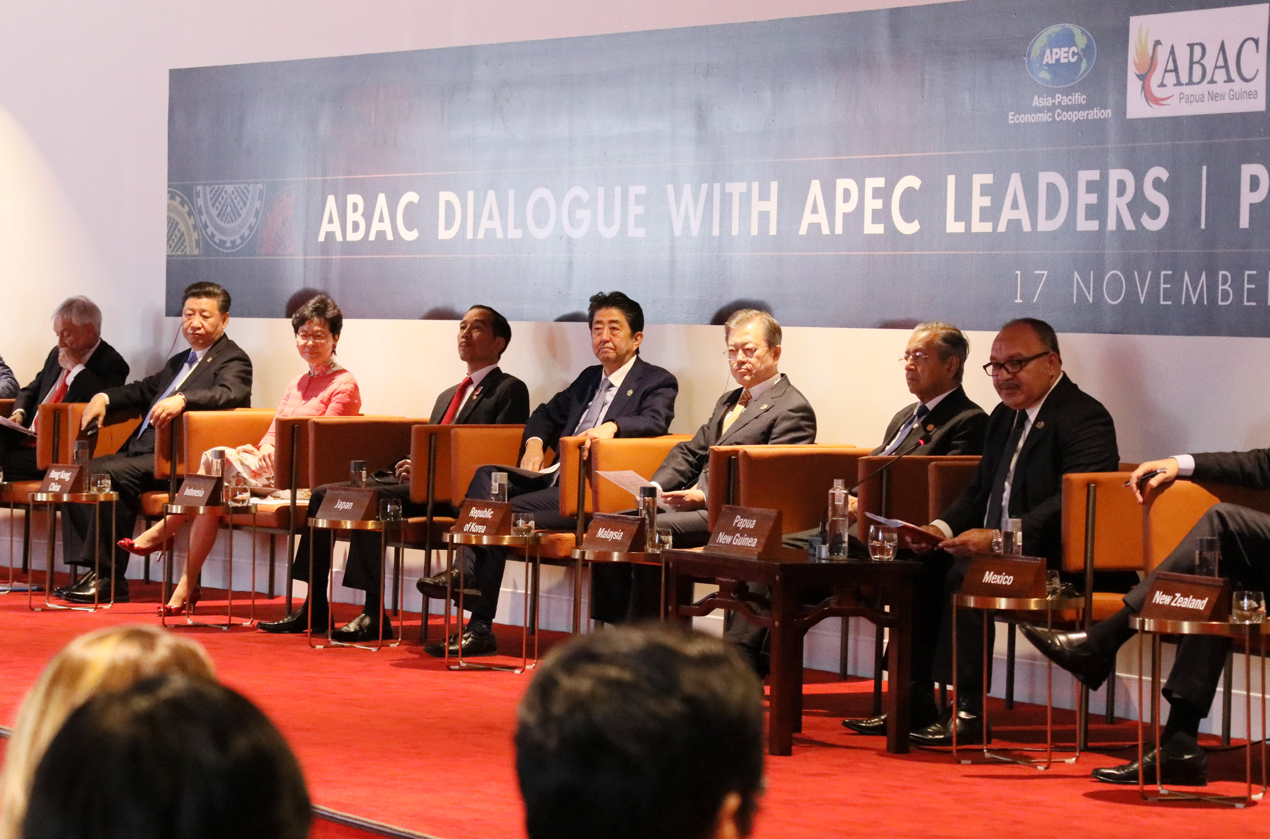 安倍总理出席了亚太经合组织（APEC）领导人会议等。