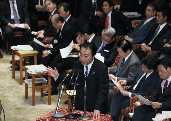 野田总理出席了众议院预算委员会、众议院总务委员会、众议院财务金融委员会及众议院全体会议。