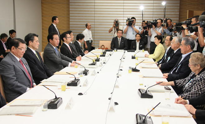 野田总理在总理官邸召开了2012年第5次国家战略会议。