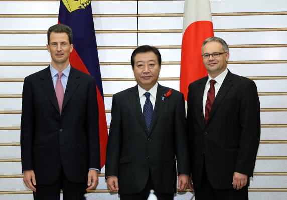 日本列支敦士登首脑会谈