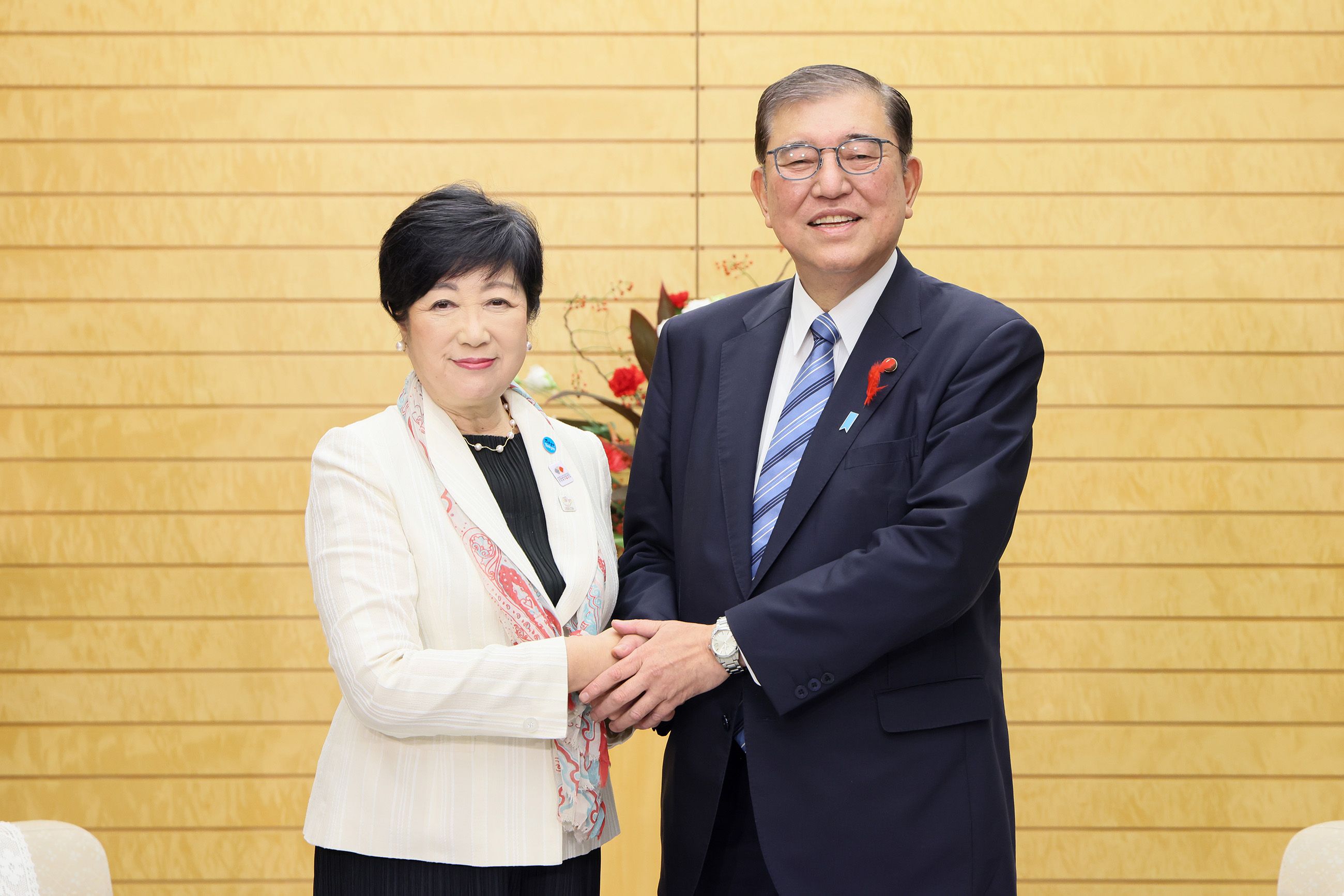 東京都知事との面会