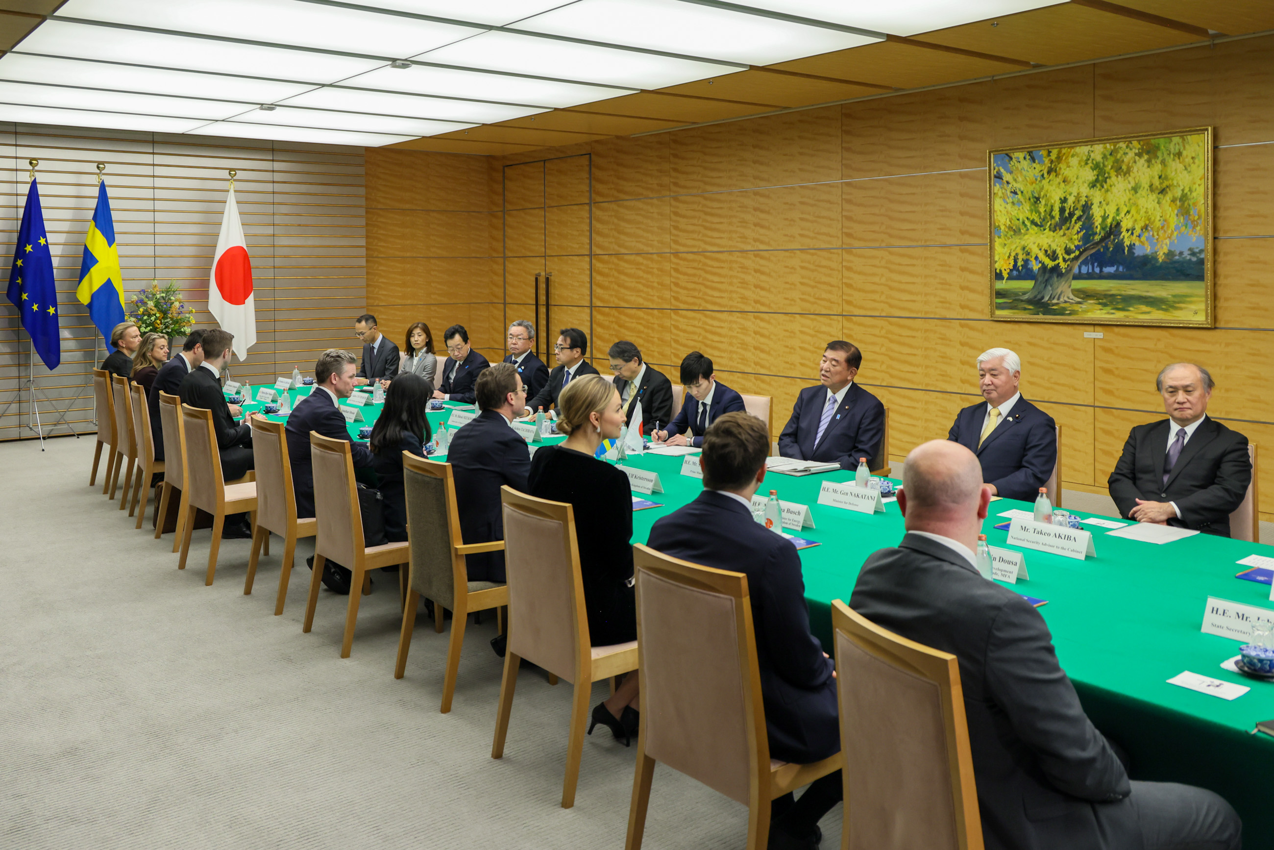 日・スウェーデン首脳会談４