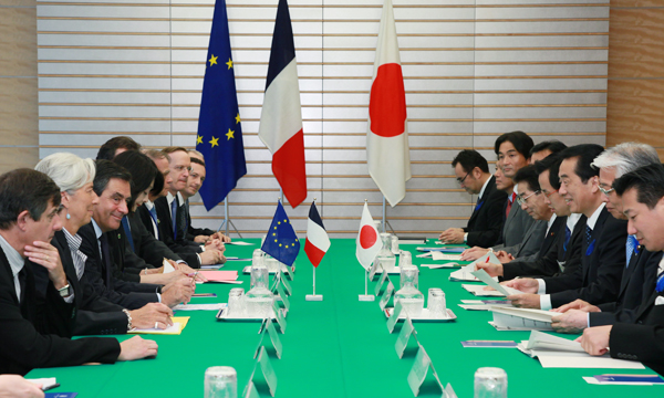 フィヨン仏国首相との会談の写真