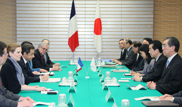 日・仏首脳会談