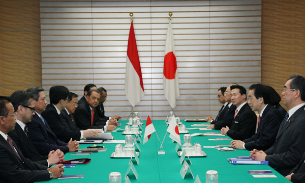 日インドネシア首脳会談